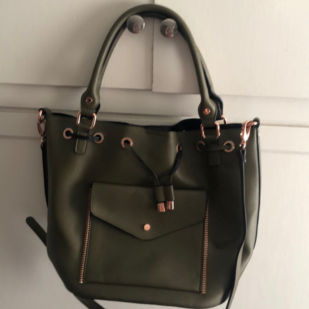 Dune London Olive Green Purse